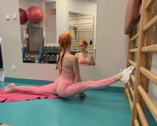 Daily stretching is starting to pay off by RedheadFairy03