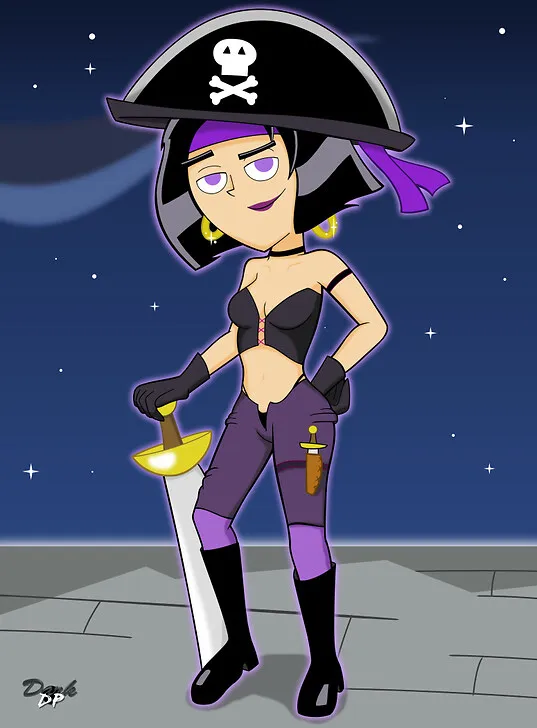 [Dark DP] (Danny Phantom) Pirate Sam posted by villianrules