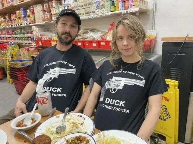 Dasha Nekrosova aka Lady Joker and Shia LaBeouf aka Lady Puncher looking like they stank posted by KILL_BOSS_