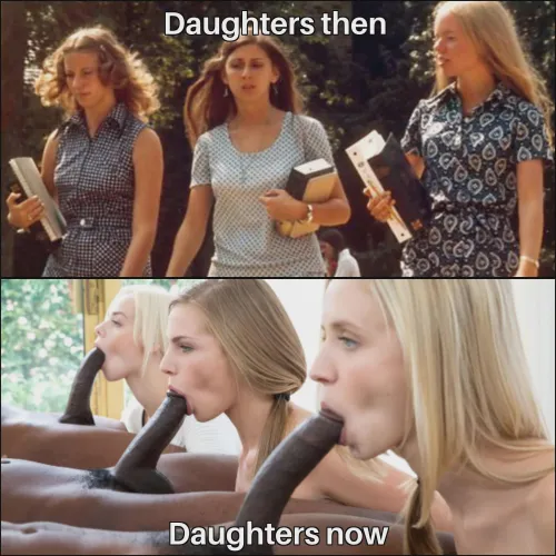 Daughters over time by SlaveOfBlacks
