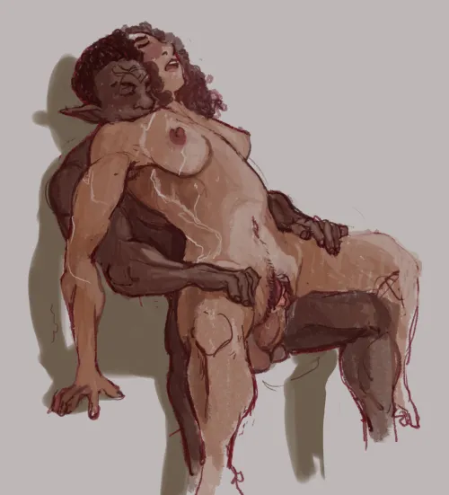 Davrin and Kairós hit it off soooooo fast (OC) by raposabrancaart