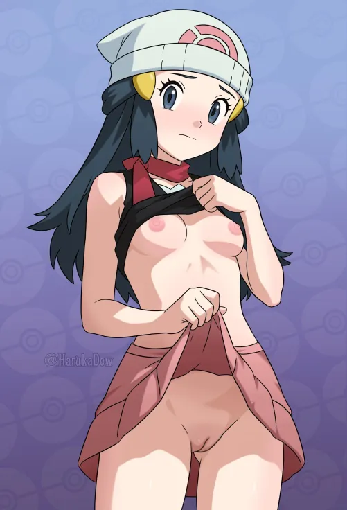 Dawn showing off (Harukadew) by No_thoughts_anymore