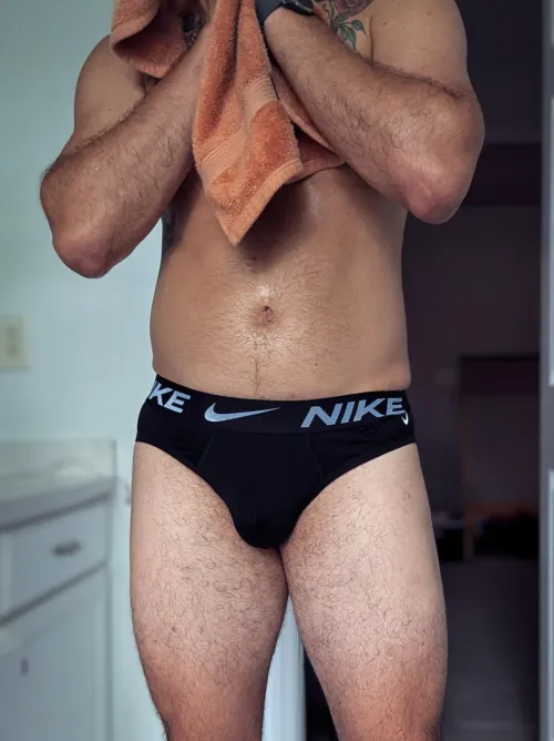Day 1: Nike DriFit Hip Briefs by ZurmZaddy