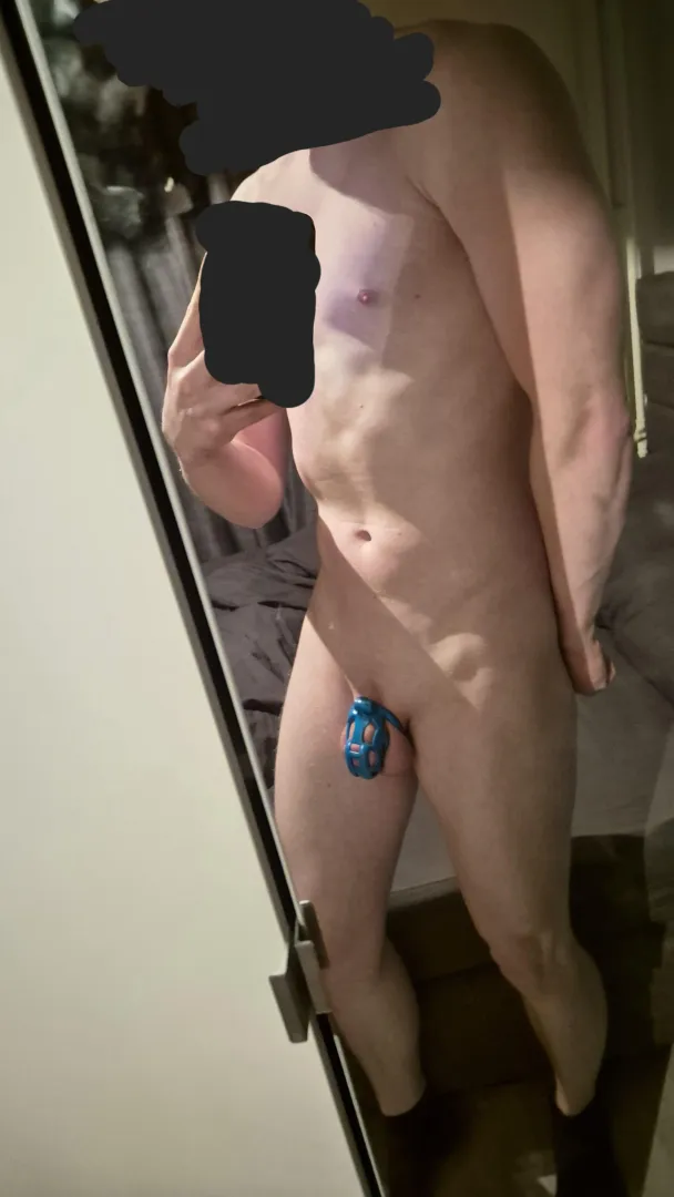 Day 2/21 of using chastity for gym motivation Just hit a really good chest day! posted by alt2504