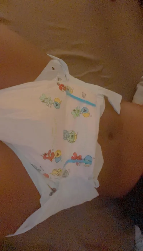 Day 3 of wearing diapers  by Little-tato