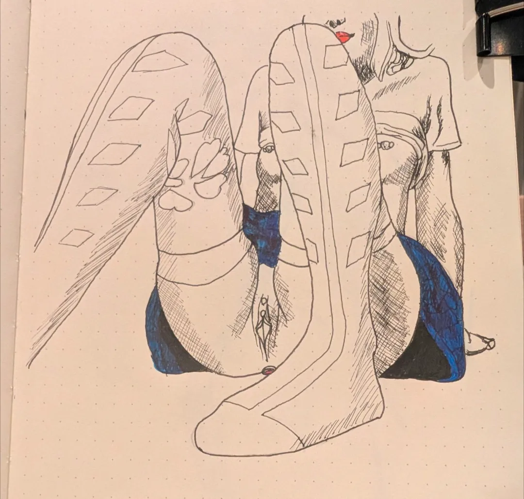 Day 34 - thigh high socks gets me every time! posted by BarbwireLemons