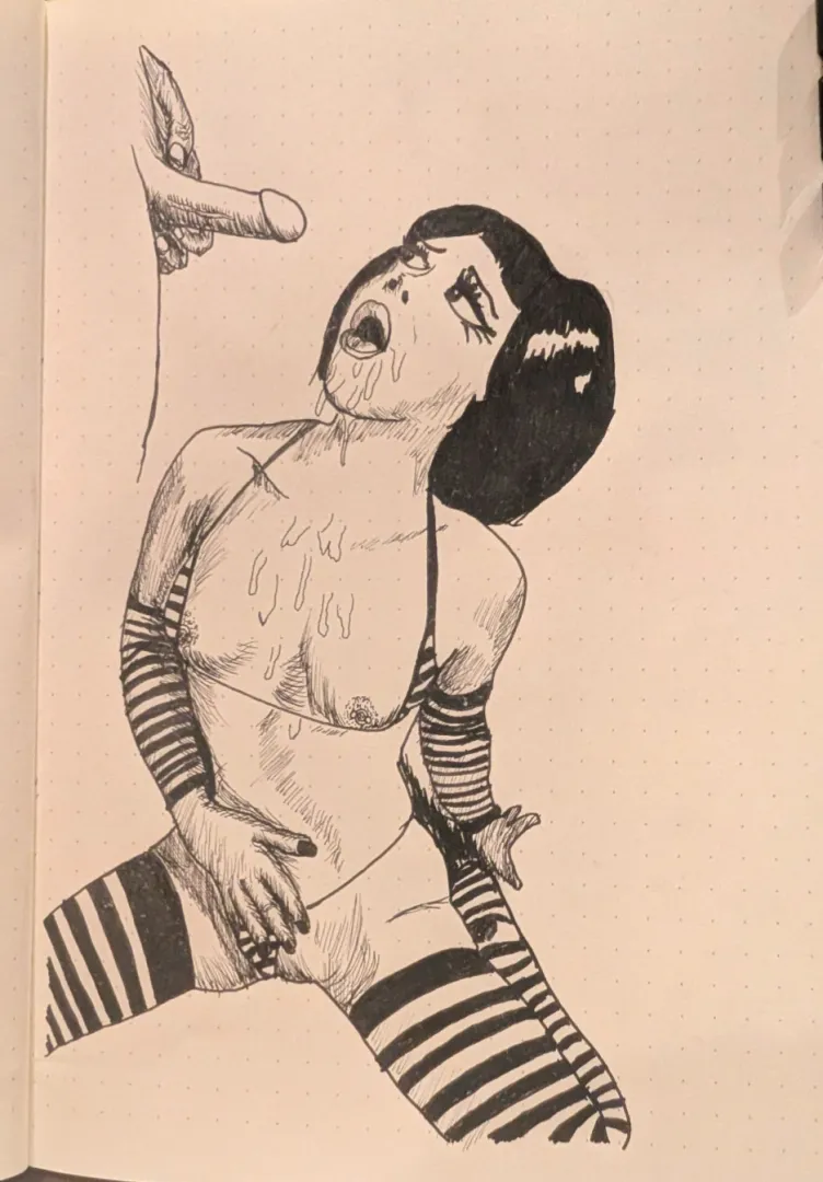 Day 35 - begging for more posted by BarbwireLemons