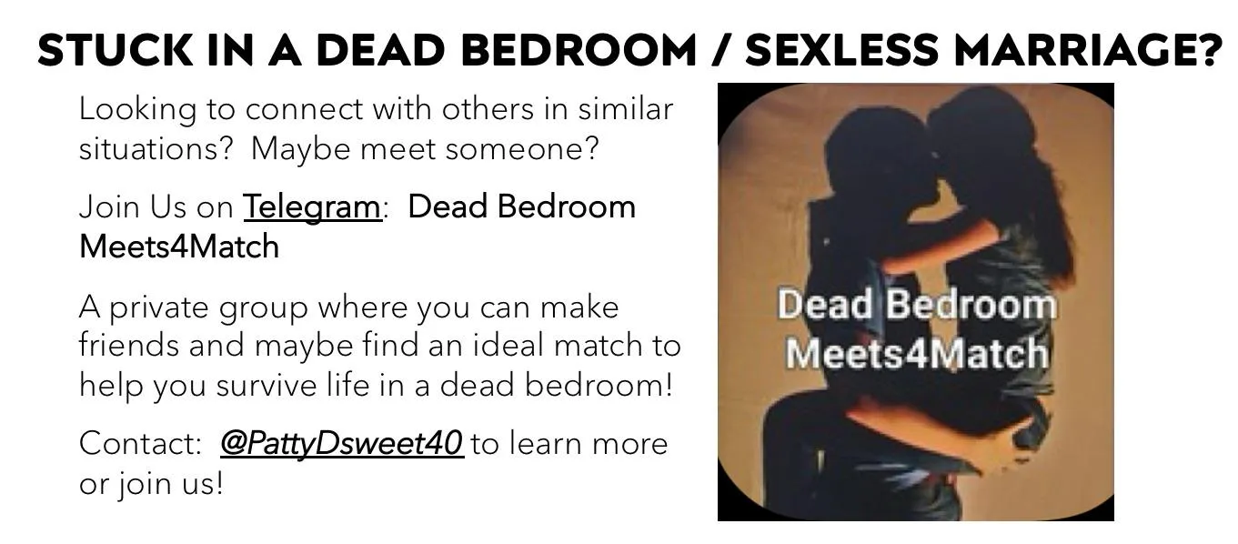 Dead Bedroom / Sexless marriage? Come join us!! posted by Spiritual-Window2867
