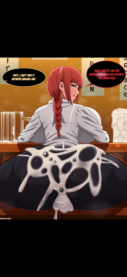 Denji can't CONTROL himself around Makima! The clothes are the best part (Artist: Kibou-kage) posted by UrbanMan1121