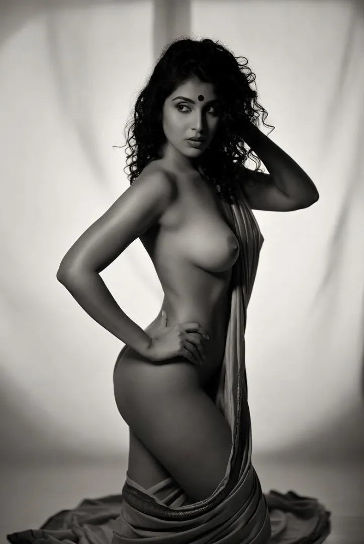 Desi Mummy's Nude Drape posted by Active_Internal7983
