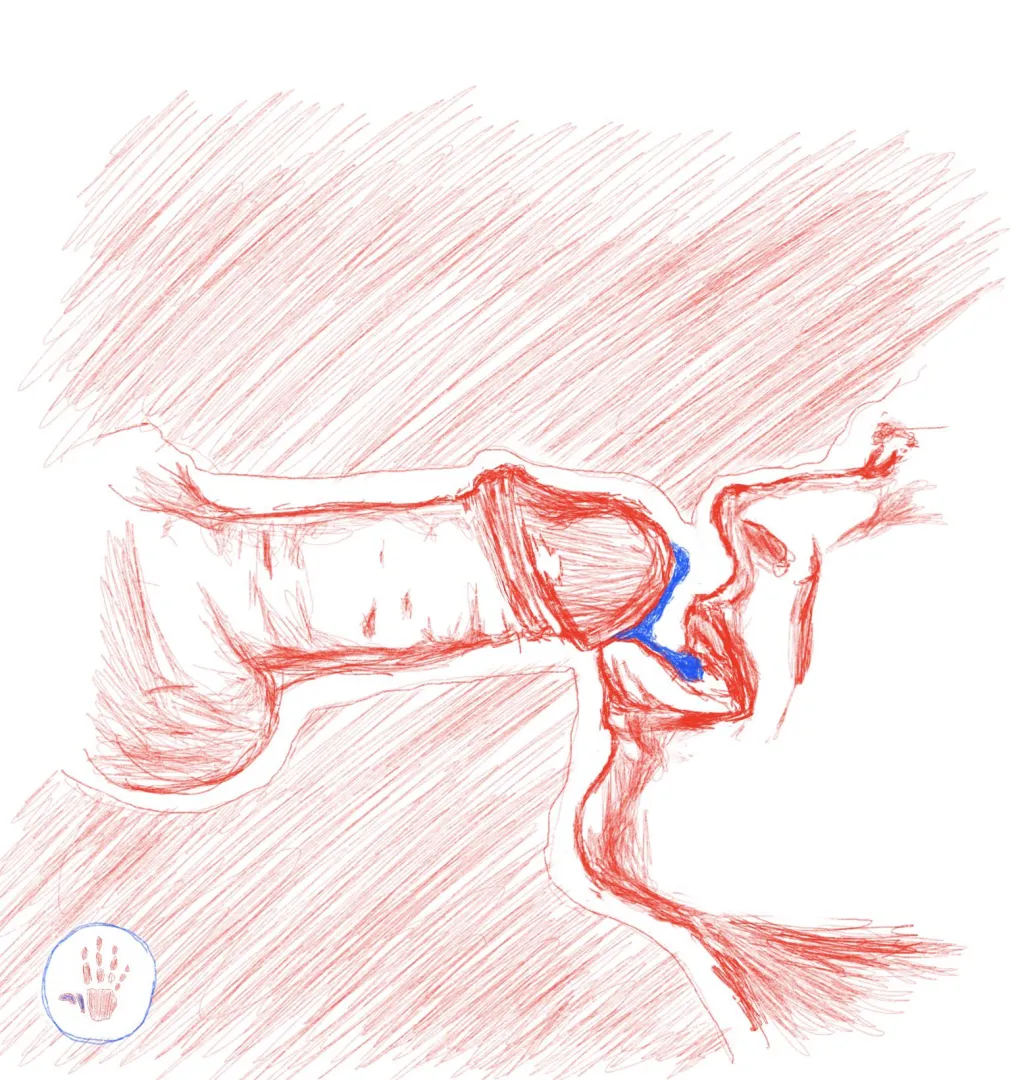 Desire in Red and Blue by AManWithNoWounds posted by AManWithNoWounds