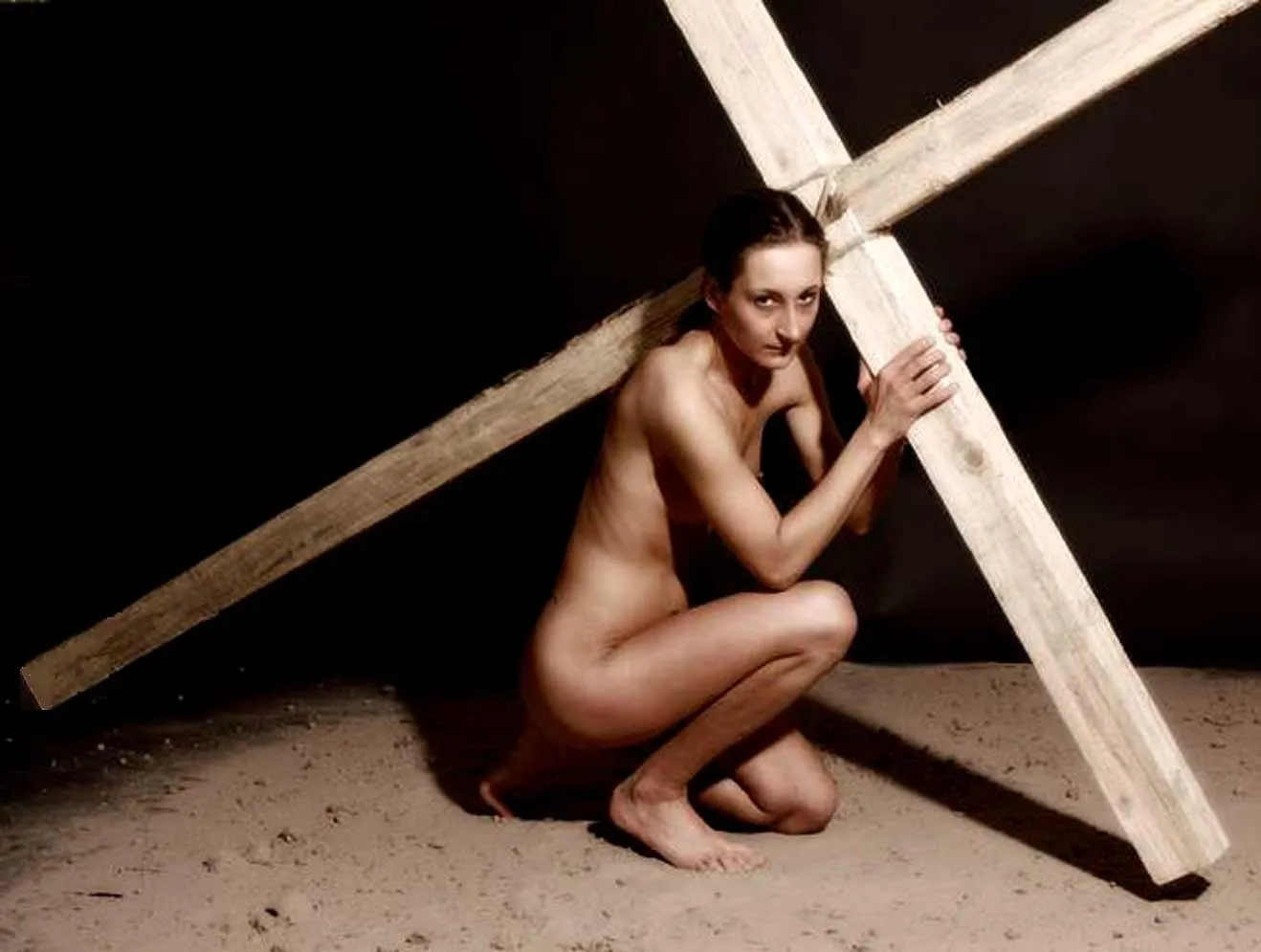 Despite the certainty of her doom, she still silently begged for mercy. posted by [deleted]