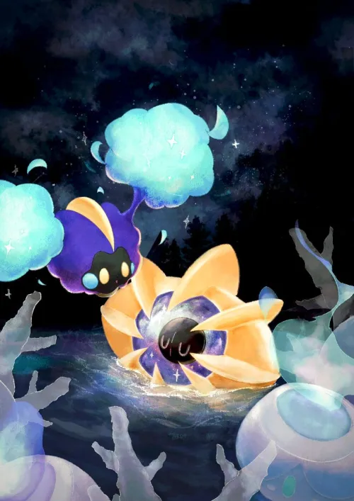 Dex #790 Cosmoem || Daily pokémon posting in national dex order by Electro_Disco