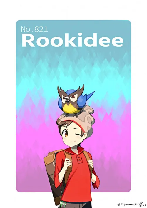Dex #821 Rookidee || Daily pokémon posting in national dex order by Electro_Disco