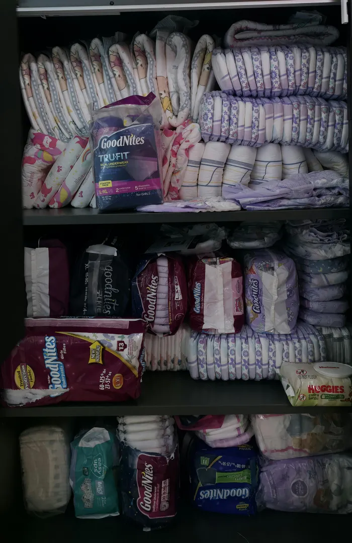 Diapers I have for girls that can't stay dry. posted by Hersuperhero