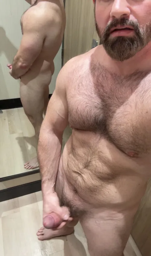 Didn’t end up trying anything on ;) by Themuscledaddy