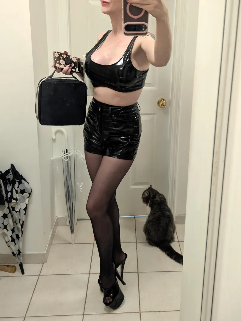 Dinner first and I will be your desert in these heels posted by shoeteese