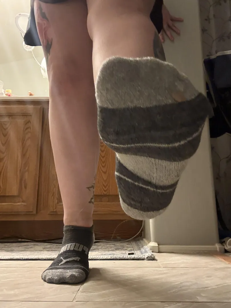 Dirty puma socks after two soccer games! posted by DeIightfulDani