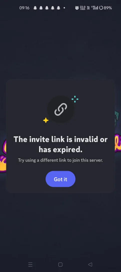 Discord link posted by Kushaj_P