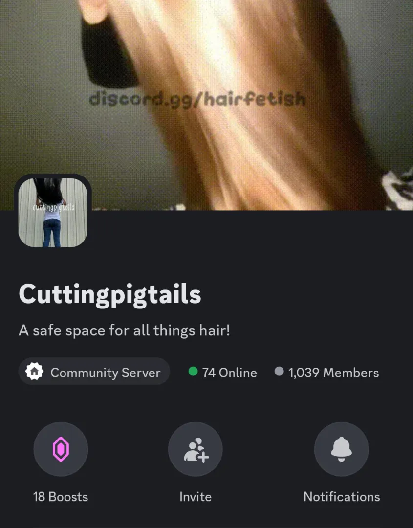 discord.gg/hairfetish posted by Choice-Force3060