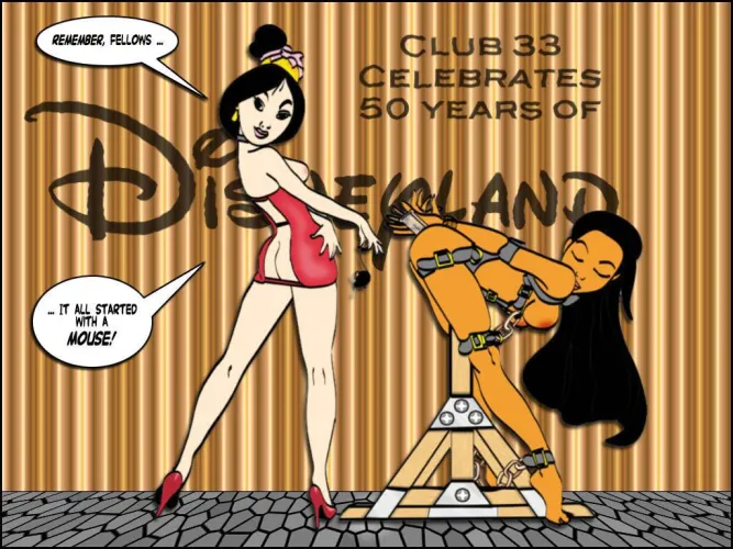 Disney bondage club: Mulan doms Pocahontas (Colonel Kink) by SiarX