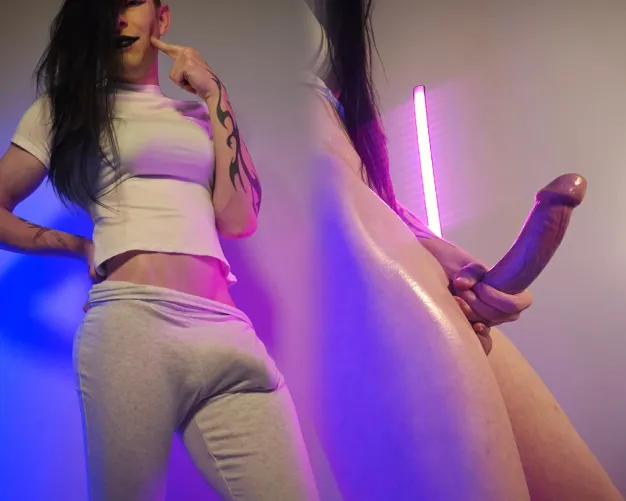 Do you ever get hard thinking about a trans mommy with a thick cock breeding you raw? by oryx-adept-