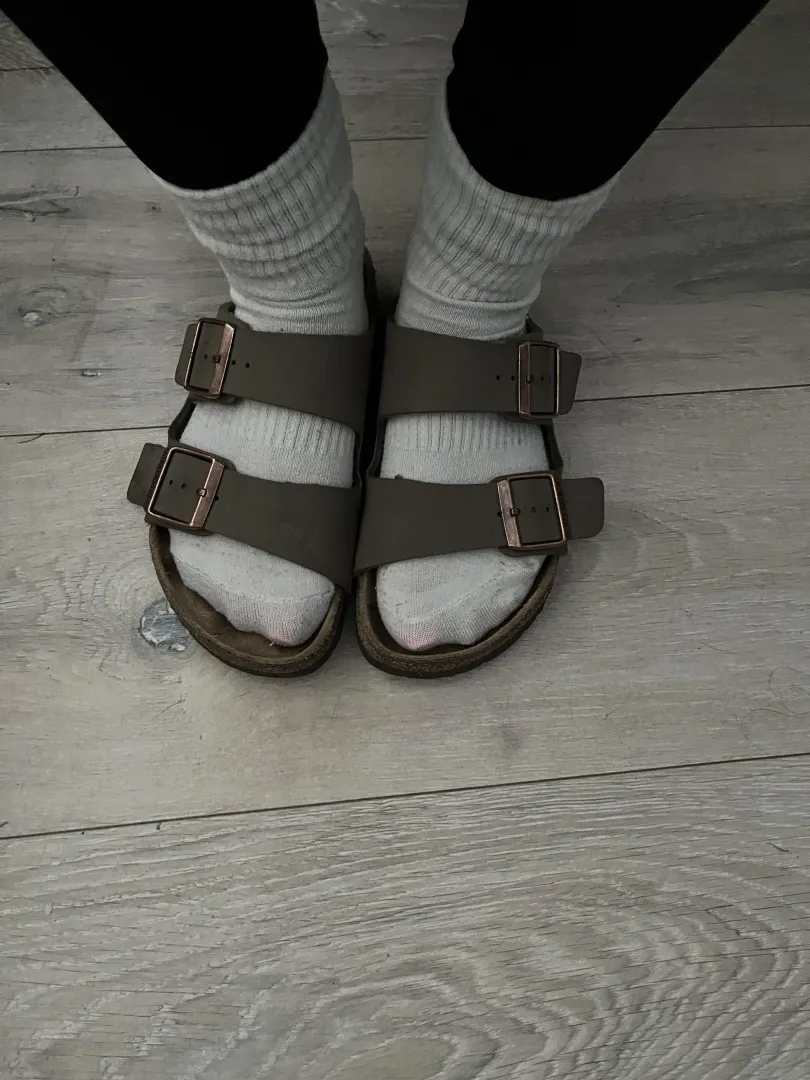 Do you guys like the look of Birks and socks? posted by Cutecouple394