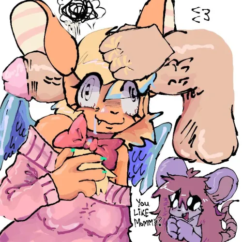 Do you guys think my mum likes it? (Oc) (X:@LomtyaLvovski) (me:@SeleverTheMouse) by Spiritual_Hold7178