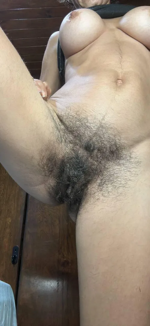 Do you like a thick bush or do you prefer a bit of hair? by Vero_hairy6096