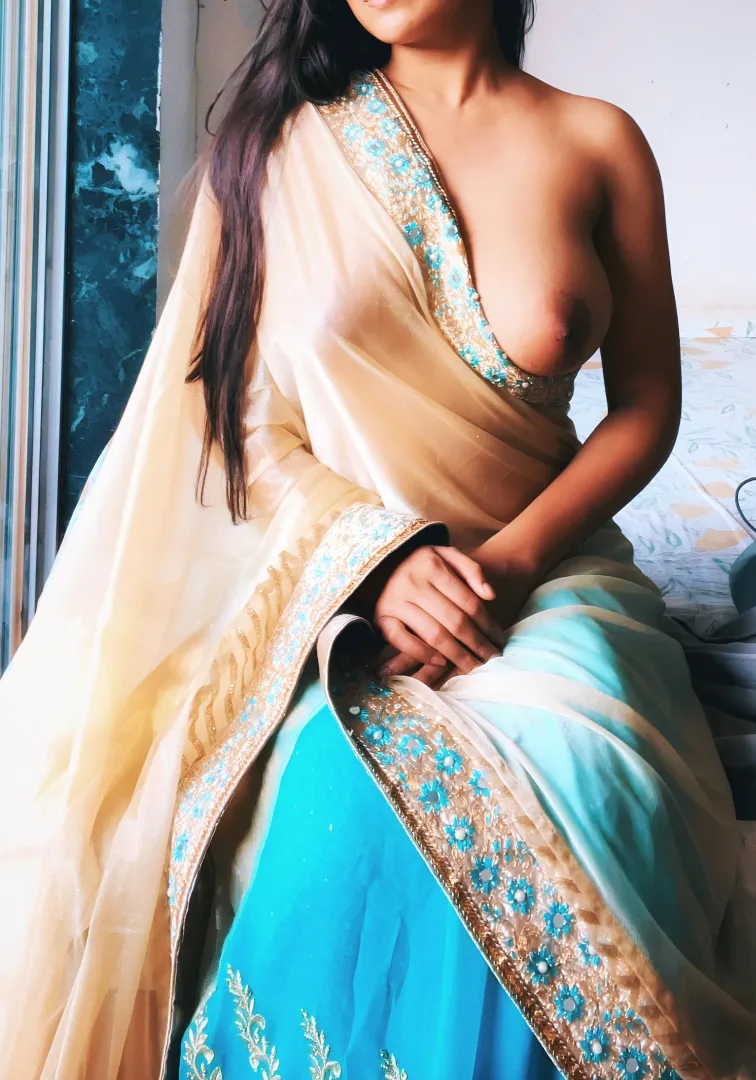Do you like my new saree ☺️ ❤️❤️❤️❤️❤️❤️❤️ posted by babyy_sluttt
