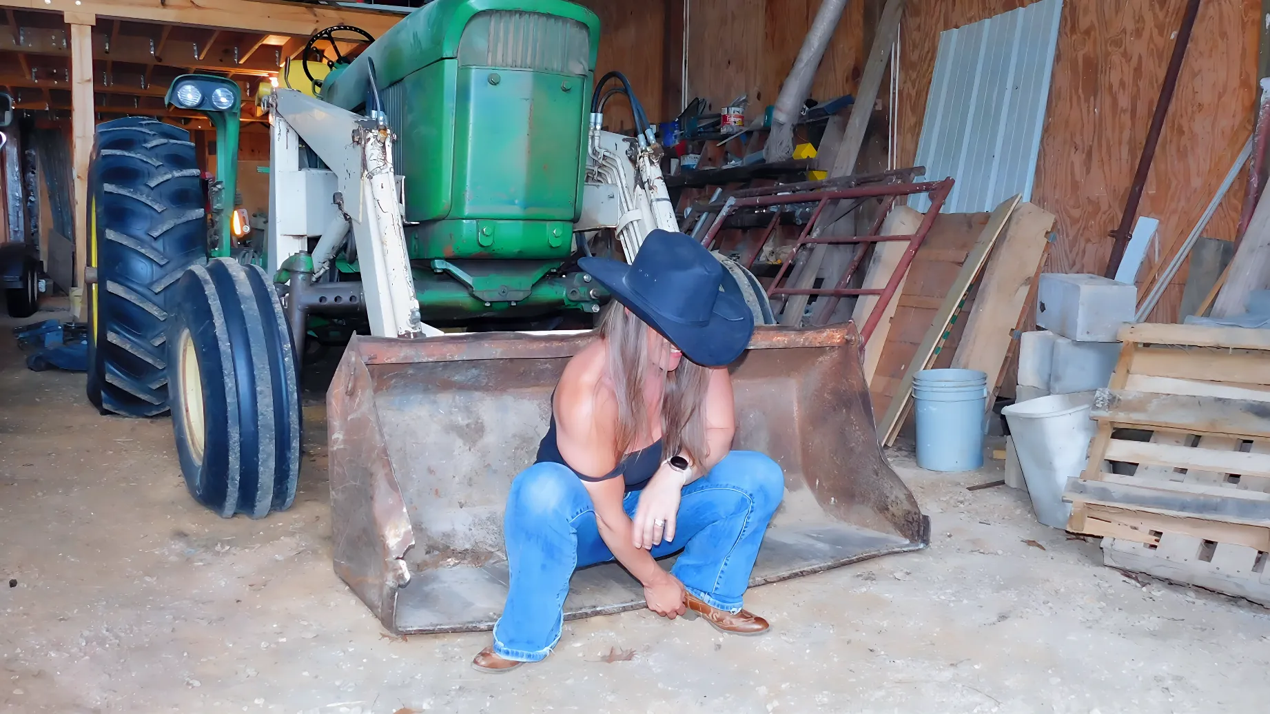 Do you like my tractor? posted by indigofox69