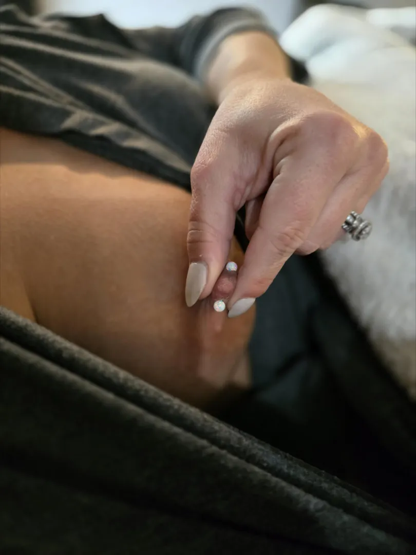 Do you like pierced nipples posted by hotwifealexxx