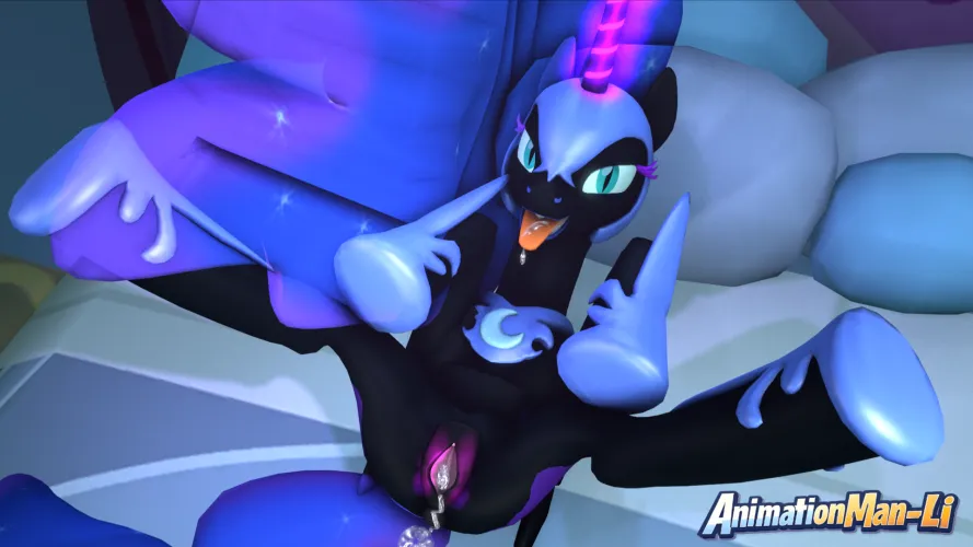 Do you like the moon pussy? (Nightmare Moon) by AnimationMan-Li