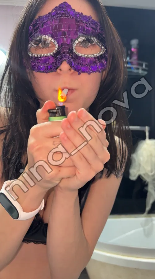 Do you like watching a hot girl smoke? by MissNinaNovaQueen
