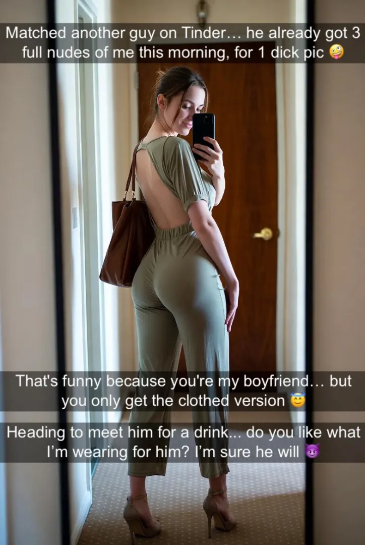 Do you like what I'm wearing for him? posted by textfantasy