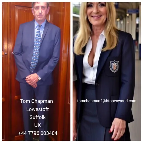 Do you prefer me as smart suited male or smart schoolgirl uniform female? Tom Chapman Lowestoft Suffolk UK by TomChapman290554