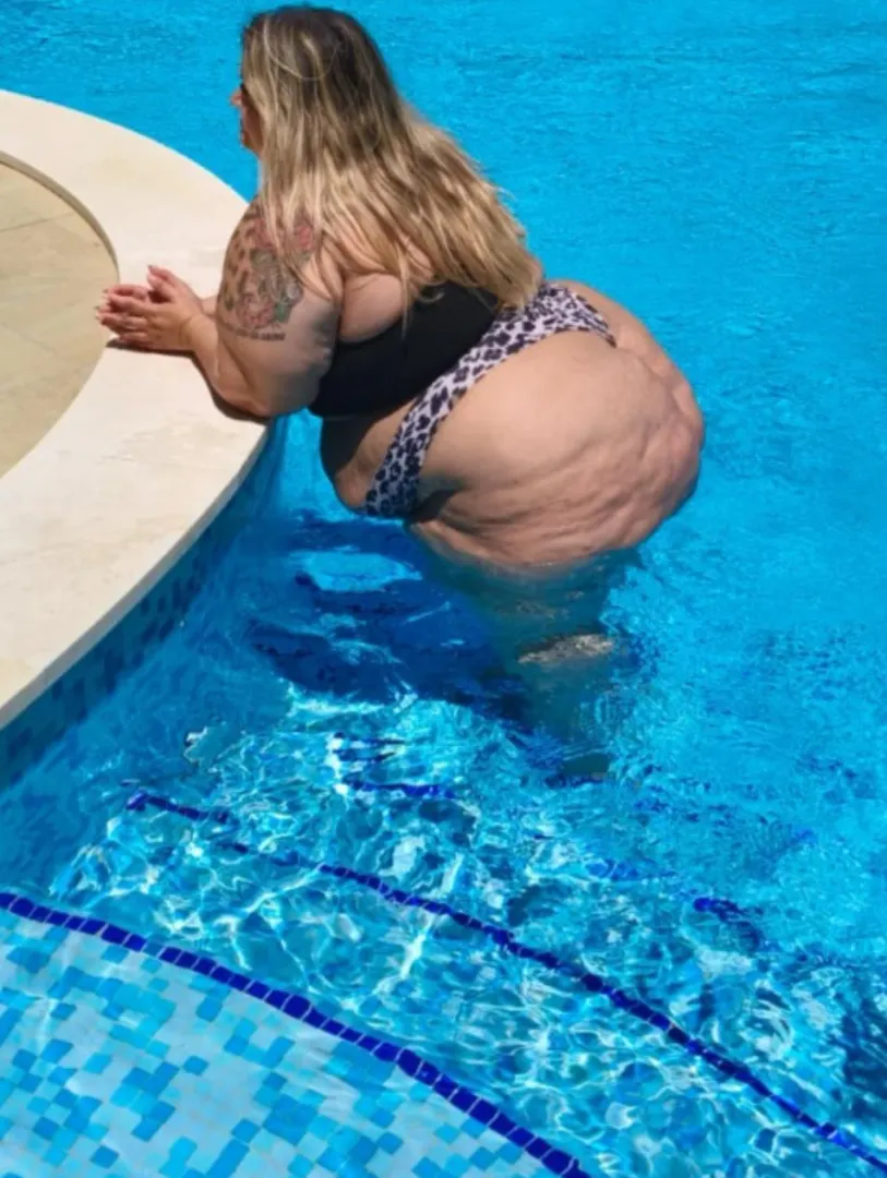 Do you prefer my belly hang or my cellulite? posted by KinkyFeline1