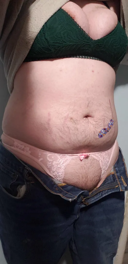 Do you think I should wear crotchless panties and jeans to work tomorrow? posted by pup-prince01