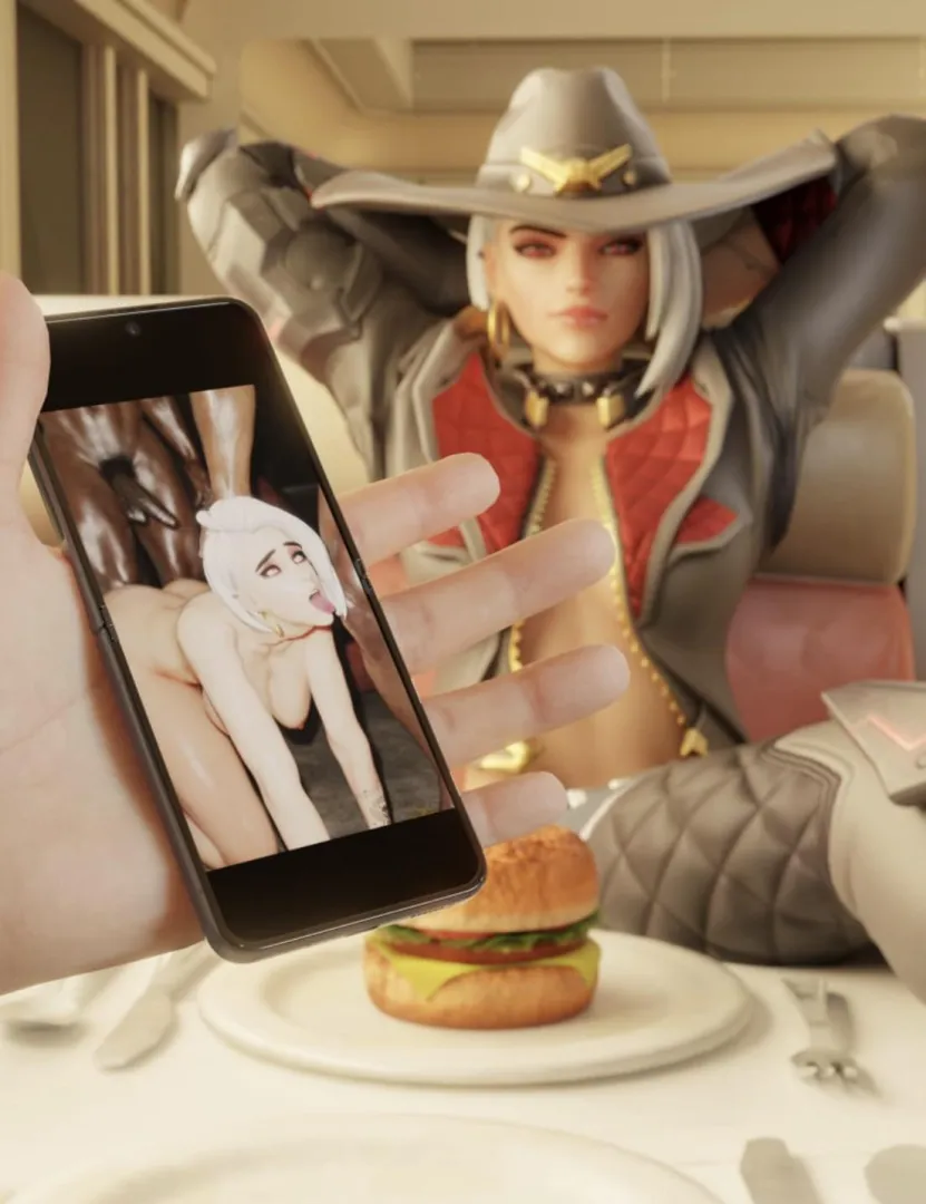 Do you want to continue our conversation in the room. ashe (overwatch) posted by This-Bodybuilder-442