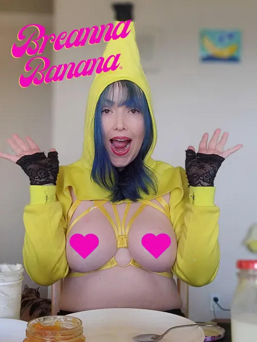 Do you want to cum on my busty banana boobs? by breannalovesbananas
