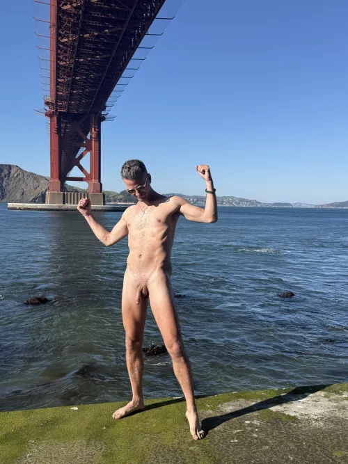 Does your dick size make you feel uncomfortable going to the nude beach with buddies? by masondlong