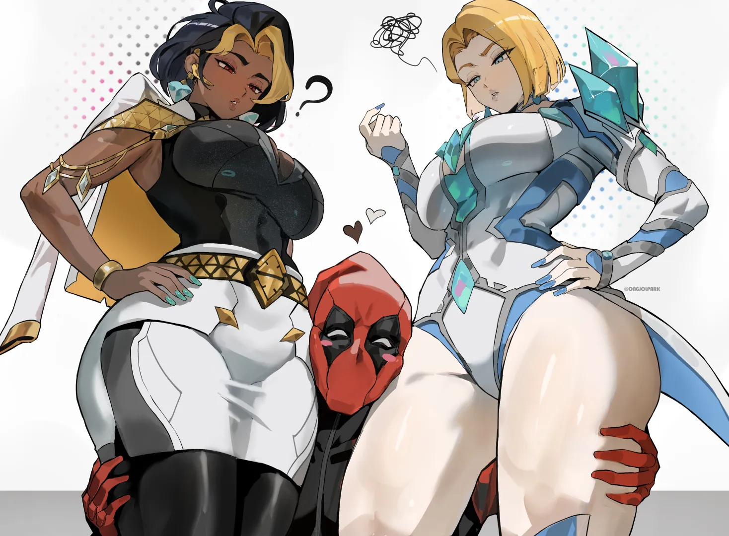 Domina and Emma - Deadpool giving thanks for the QUEENS (OngjolPark) posted by Poke-Oji