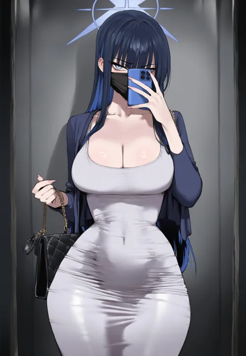 Dongtan Saori Joumae [Blue Archive] by WoolsonDaSheep