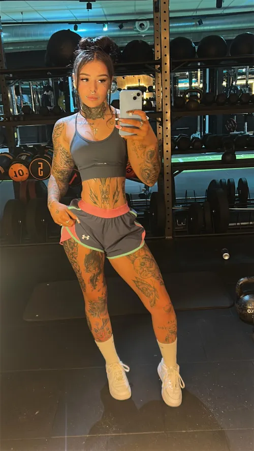 Dont blame me blame the leg day by TattooedTempress