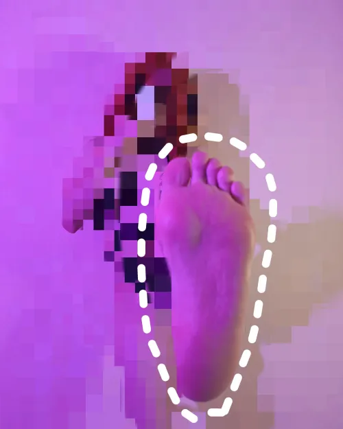 Don't say anything, just let yourself be guided by the beautiful feet of your goddess by LadyLeyla_x