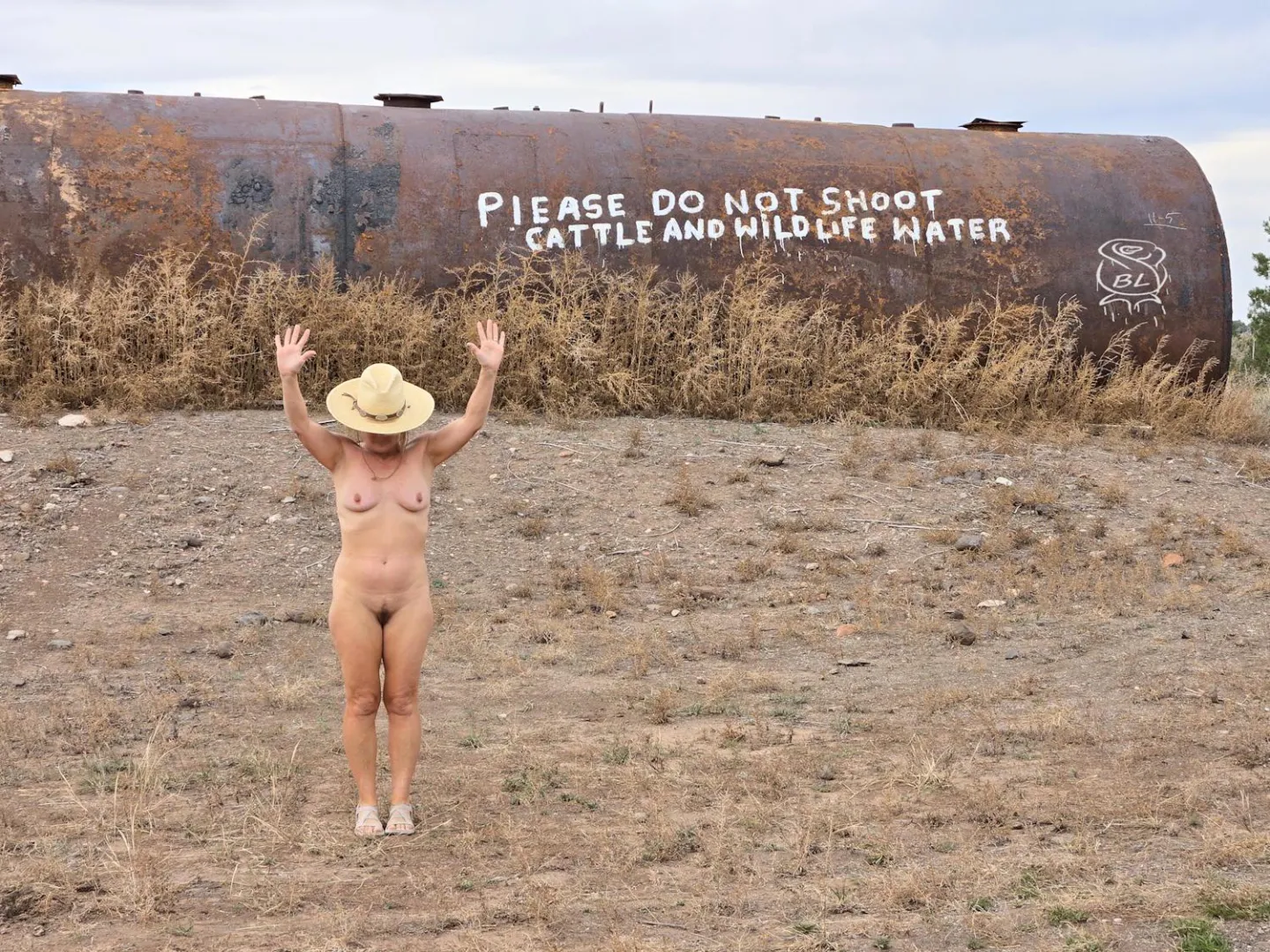 Don't Shoot Please!  posted by BareLeiaRose