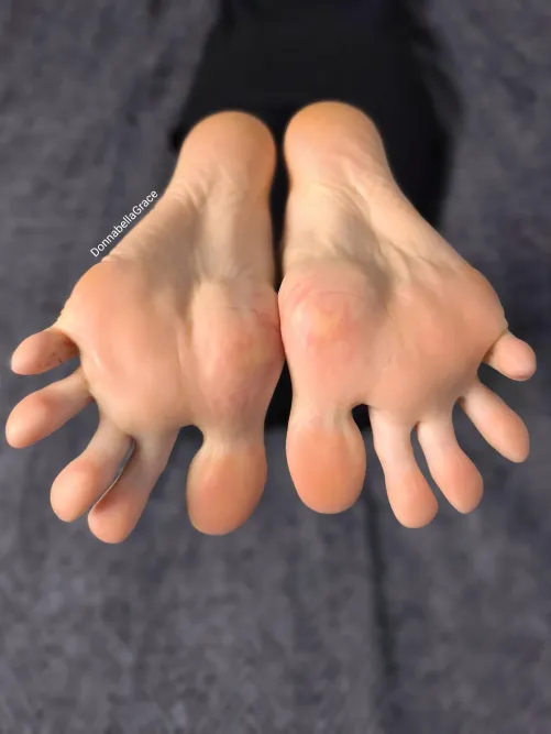 Don't you want to run your fingers between my toes? by DonnabellaGrace