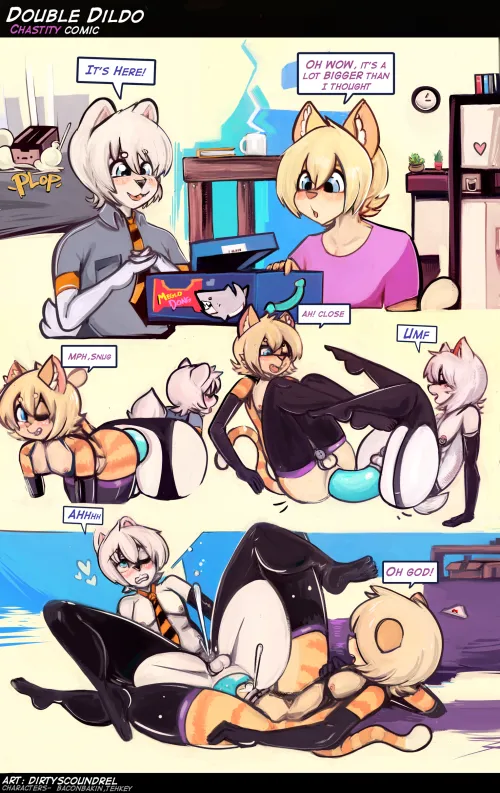 Double Dildo p1 (dirtyscoundrel) [MM] by Olive-The-Otter