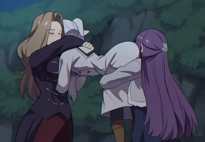 Double hug posted by Demando12