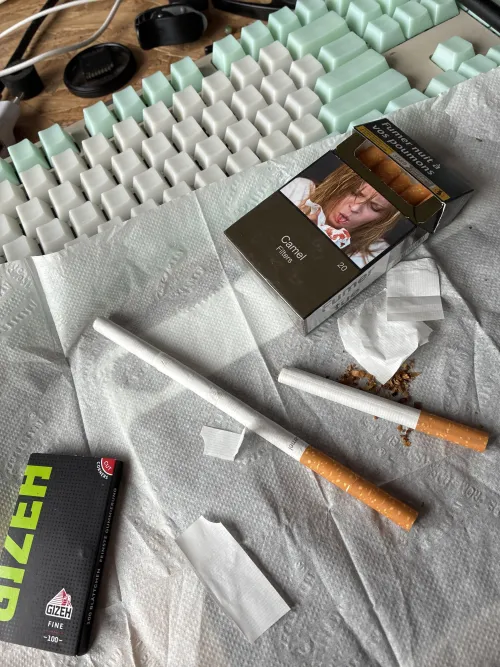 Double long cigarette by CompetitionLocal2081